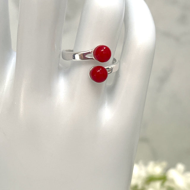 Bypass Fused Glass Ring - 4020