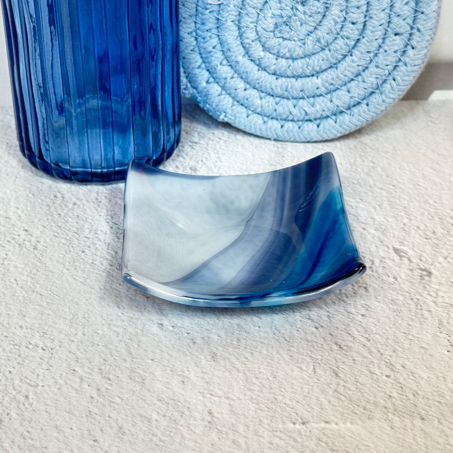 Trinket Fused Glass Dish (Choose Color) - 4687