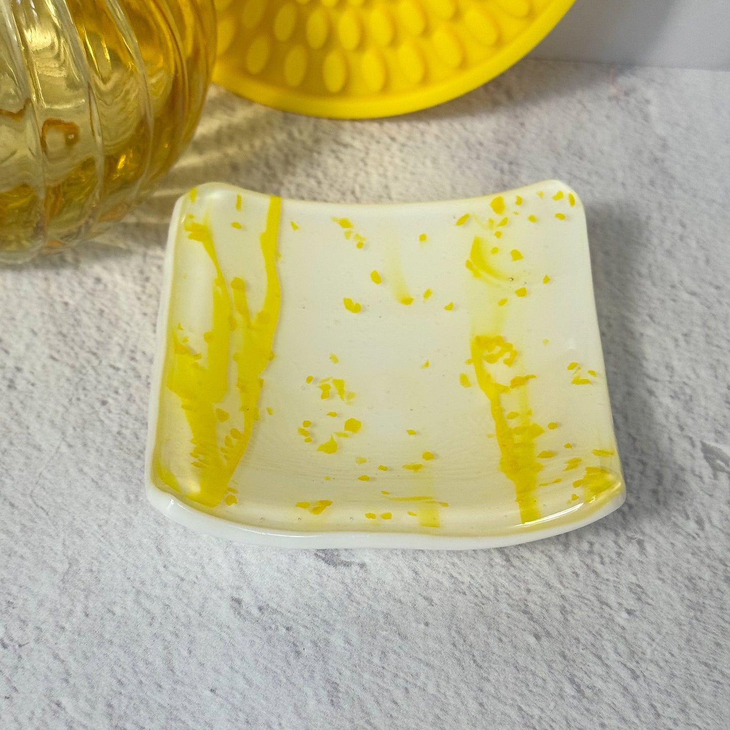 Trinket Fused Glass Dish (Choose Color) - 4687