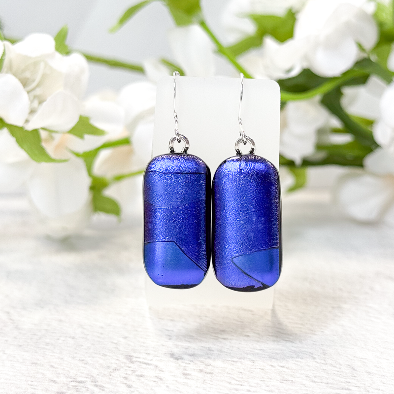 Fall Leaves Fused Glass Cuff Bracelet - 4747