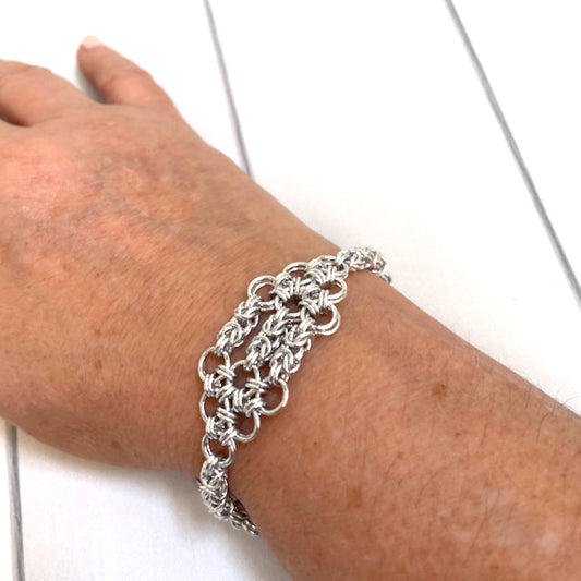 Any Which Way Chainmail Bracelet - 9645