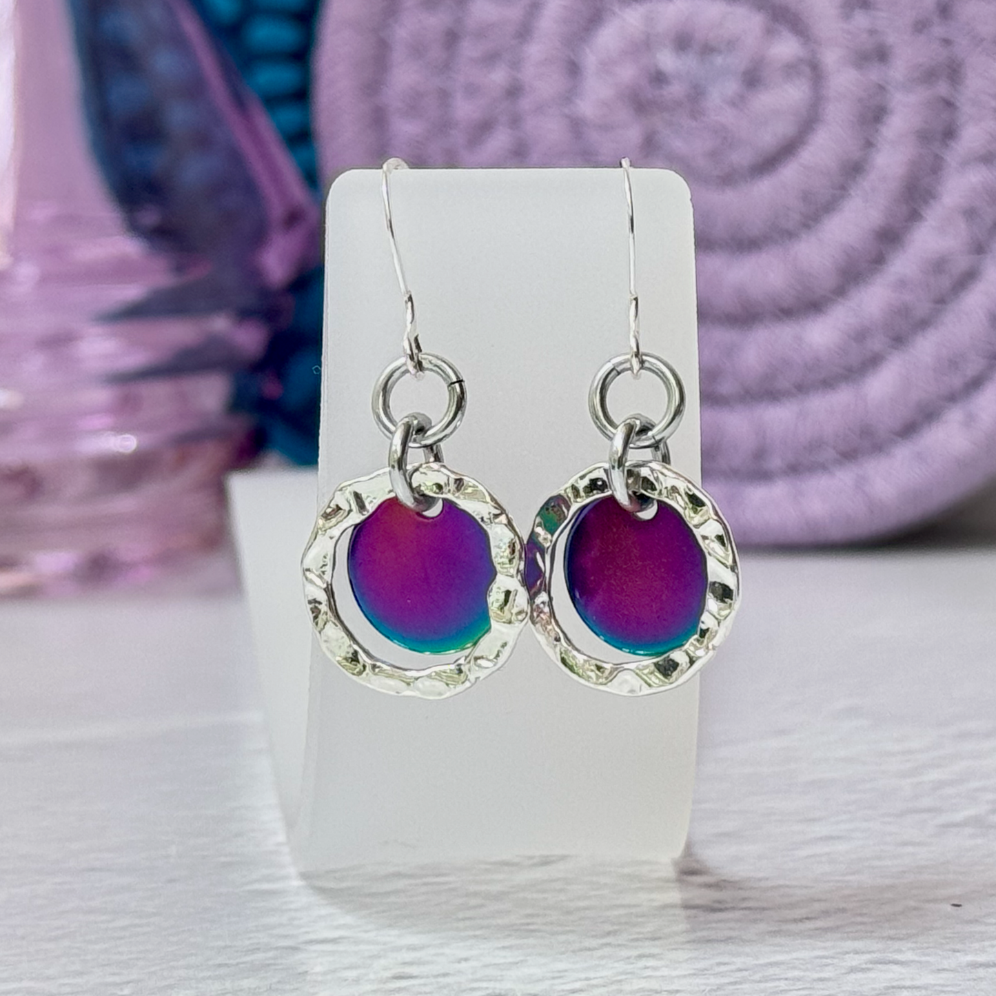 Circle and Disc Earrings - 9660