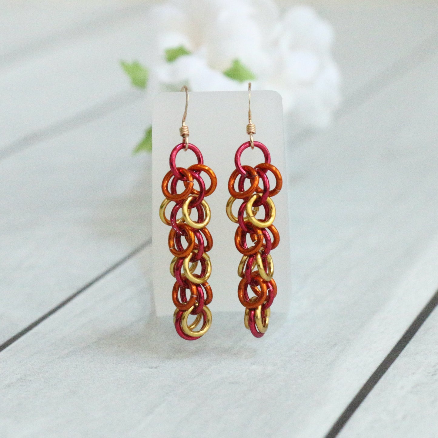 Chainmail Earrings 2126