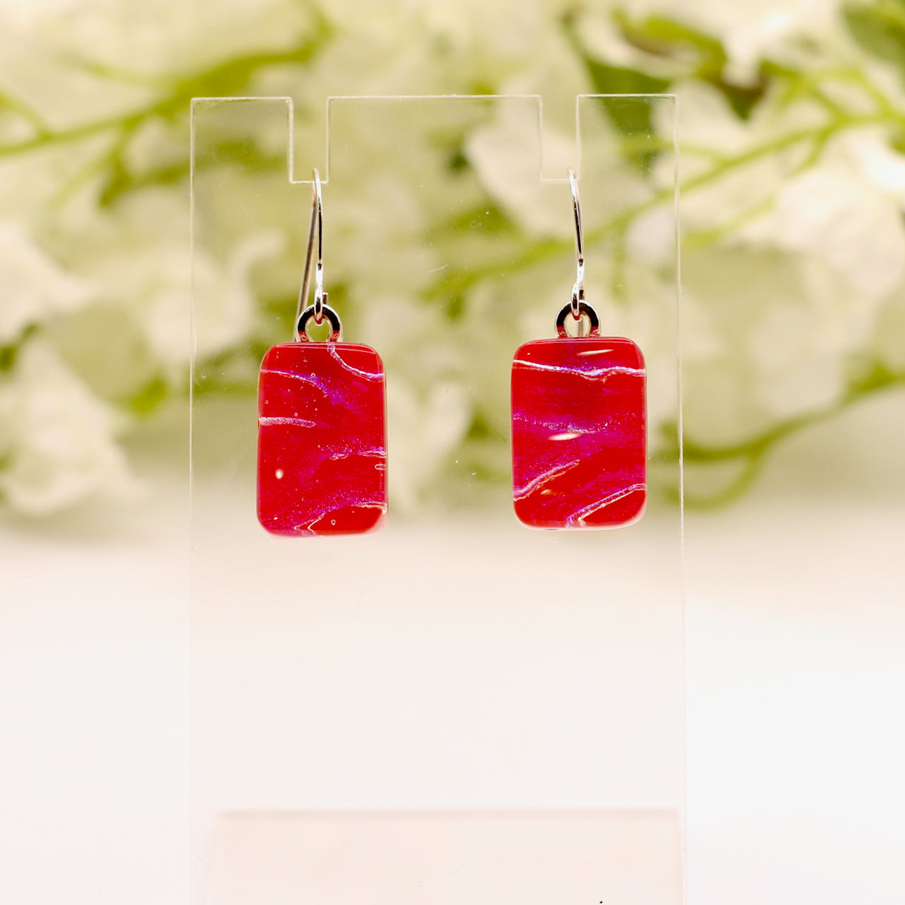 Fused Glass Earring - 2237