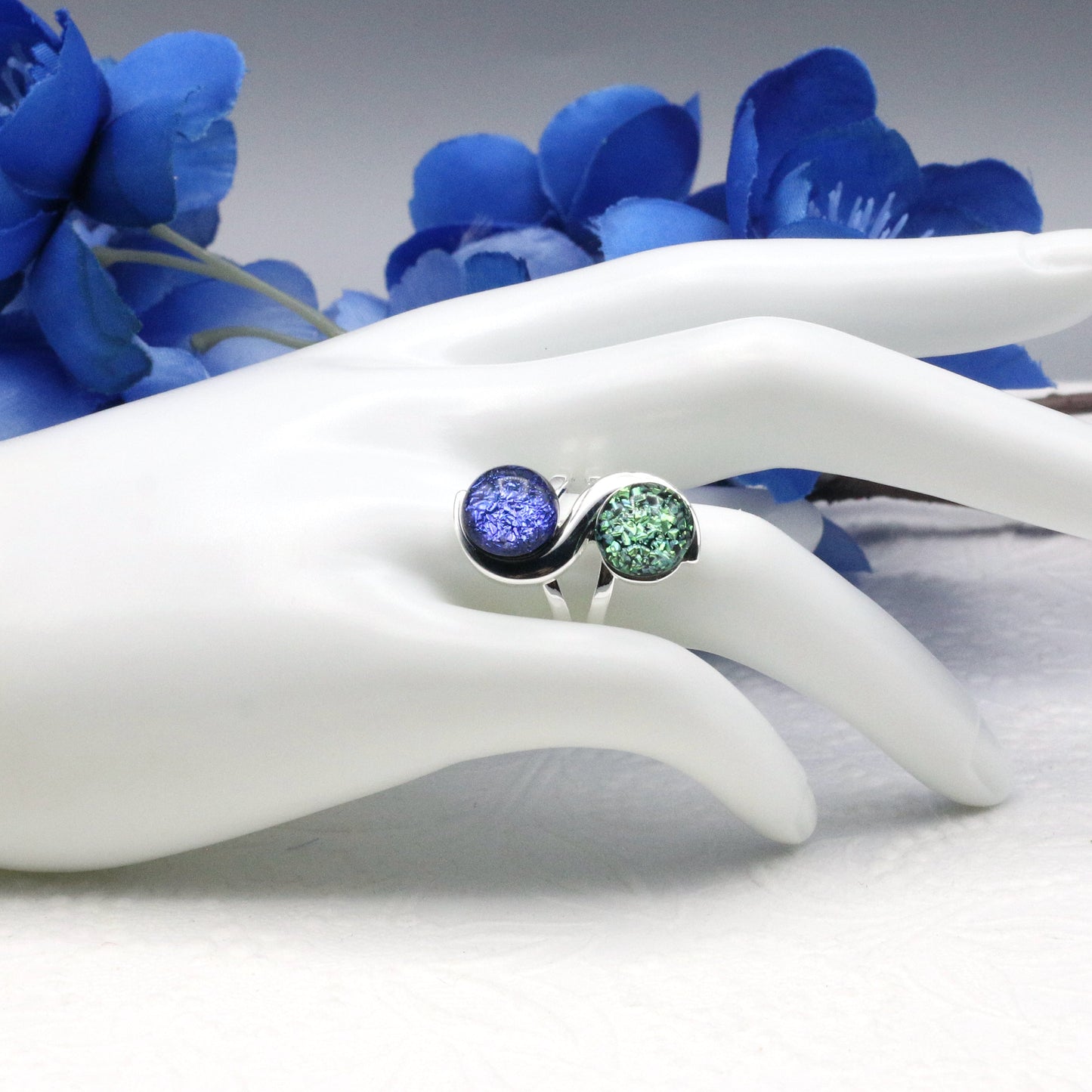 Fused Glass Ring - 3513
