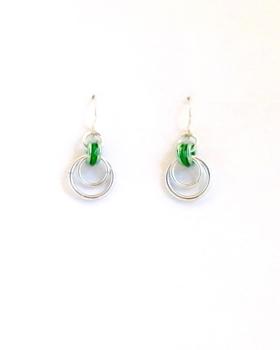 Chainmail Earrings 9276