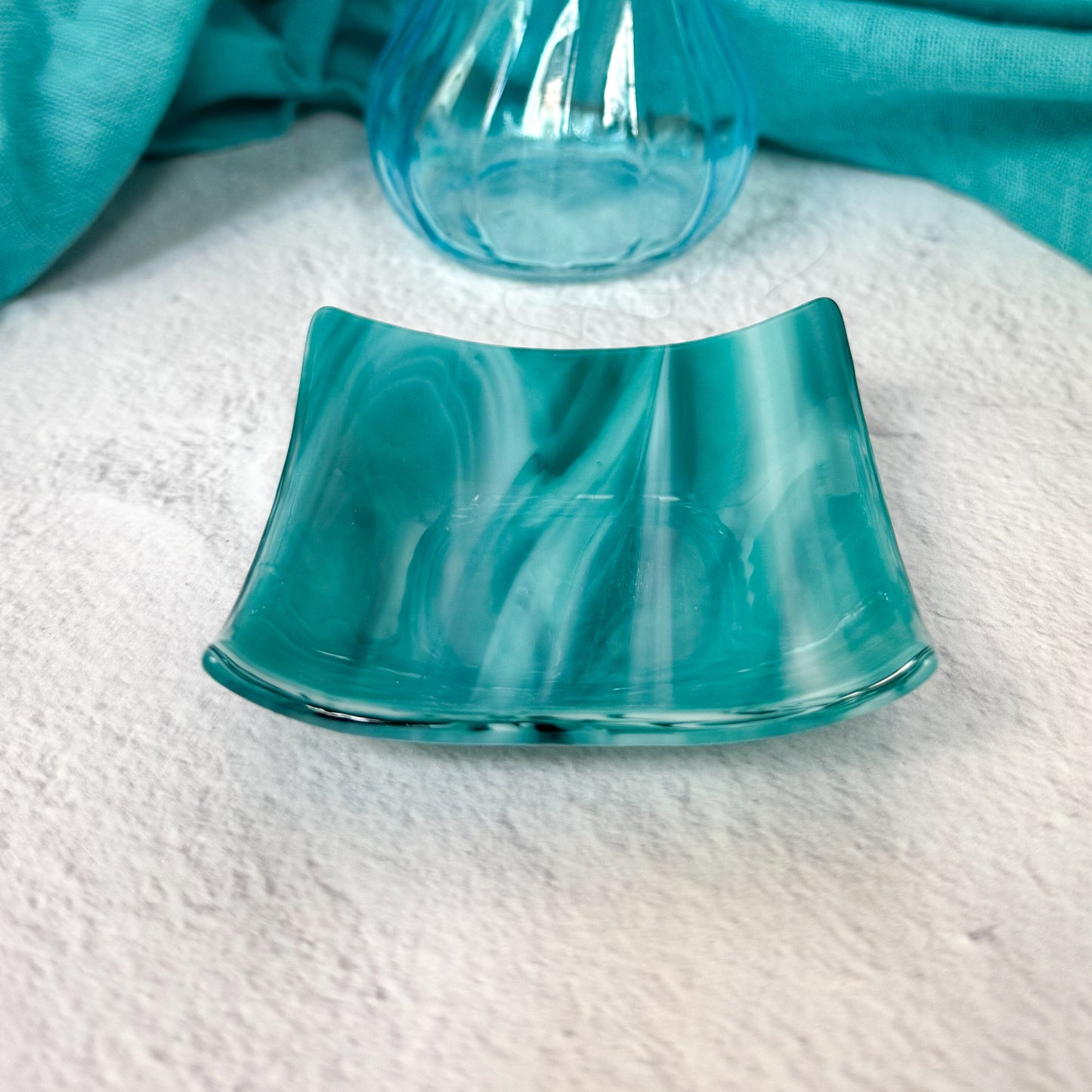 Trinket Fused Glass Dish (Choose Color) - 4687