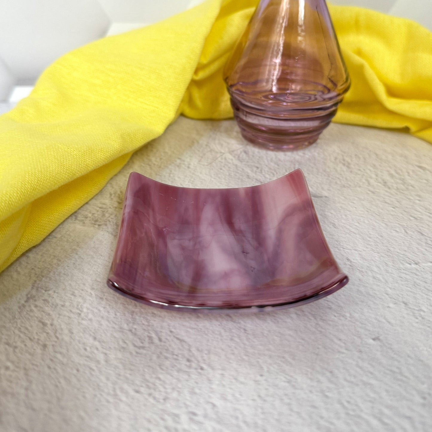 Trinket Fused Glass Dish (Choose Color) - 4687