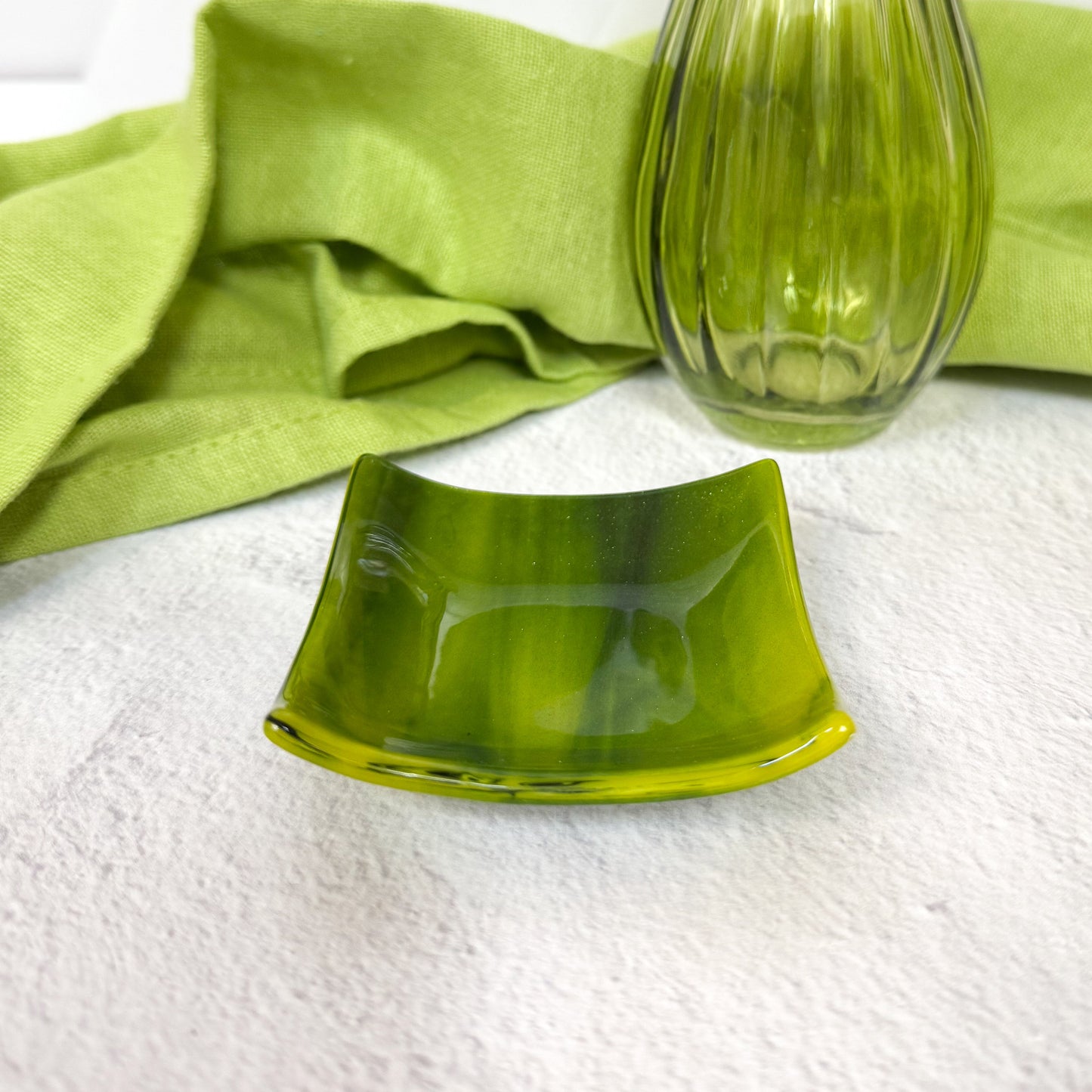 Trinket Fused Glass Dish (Choose Color) - 4687