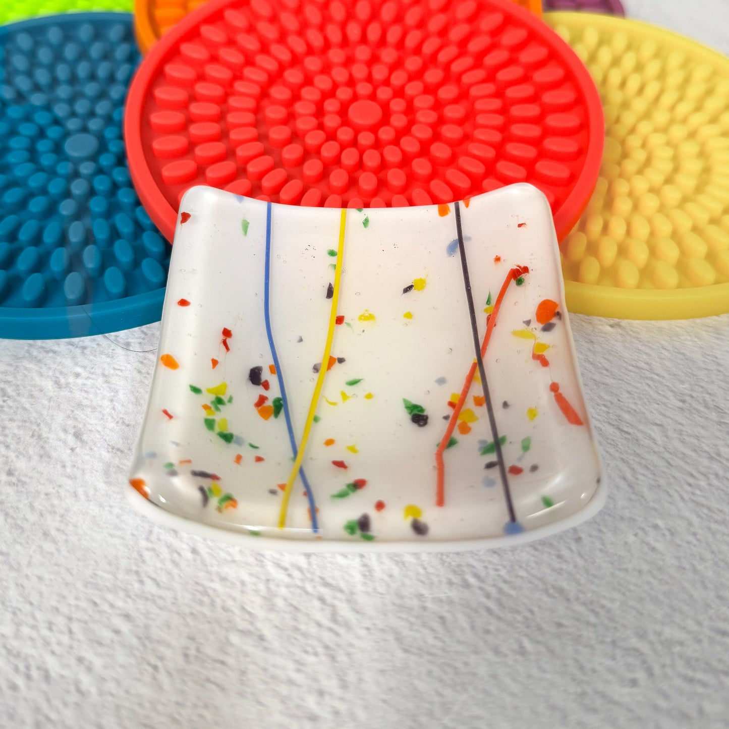 Trinket Fused Glass Dish (Choose Color) - 4687