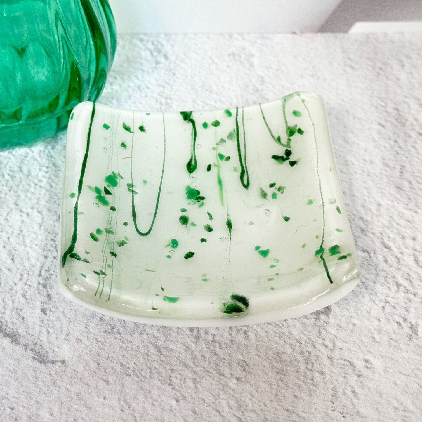 Trinket Fused Glass Dish (Choose Color) - 4687