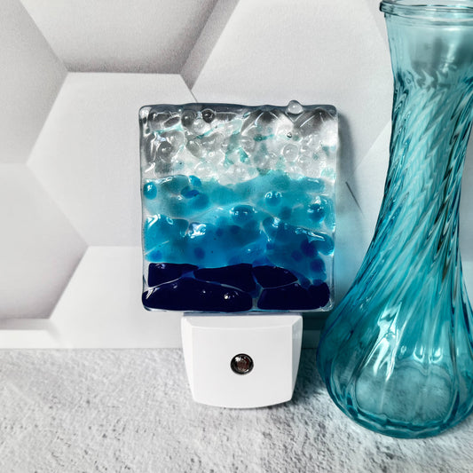 Ocean Fused Glass Nightlight - 4693