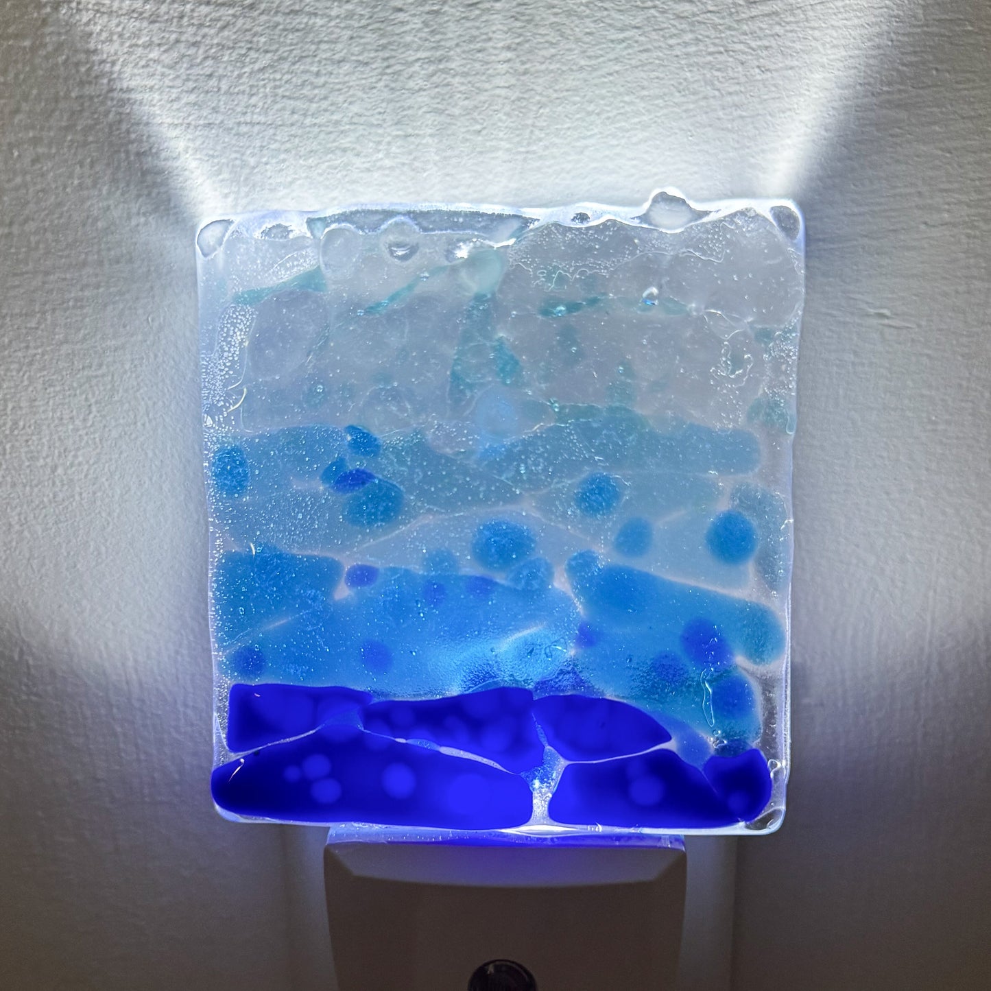 Ocean Fused Glass Nightlight - 4693