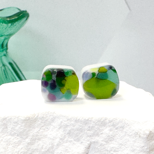 Sunny Day Fused Glass Necklace - 4734