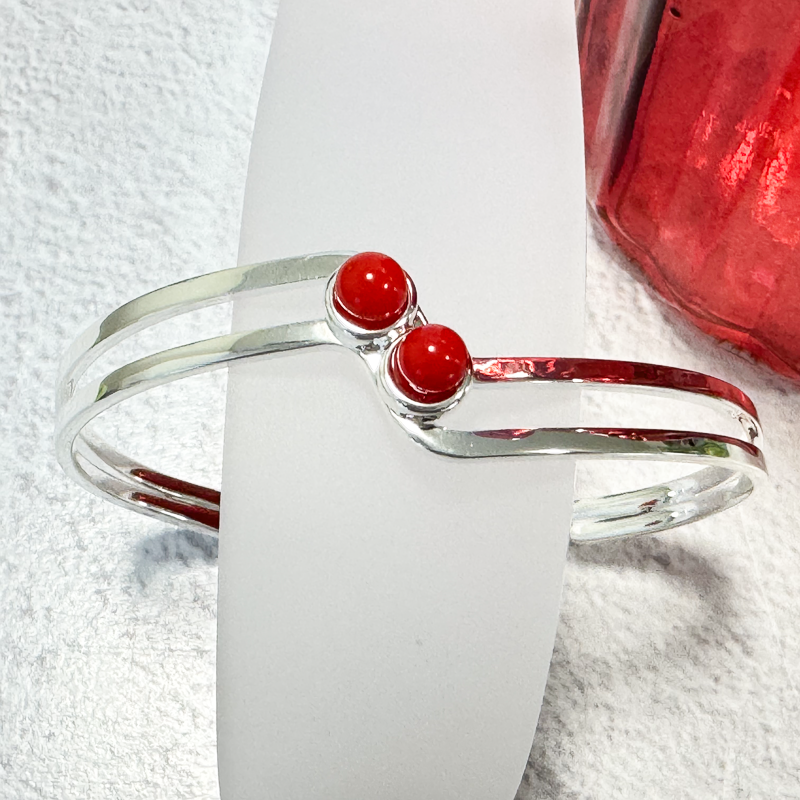 Field of Flowers Fused Glass Necklace - 4784