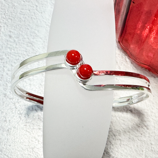 Field of Flowers Fused Glass Necklace - 4784