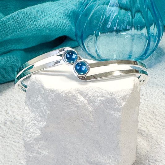 Field of Flowers Fused Glass Necklace - 4786