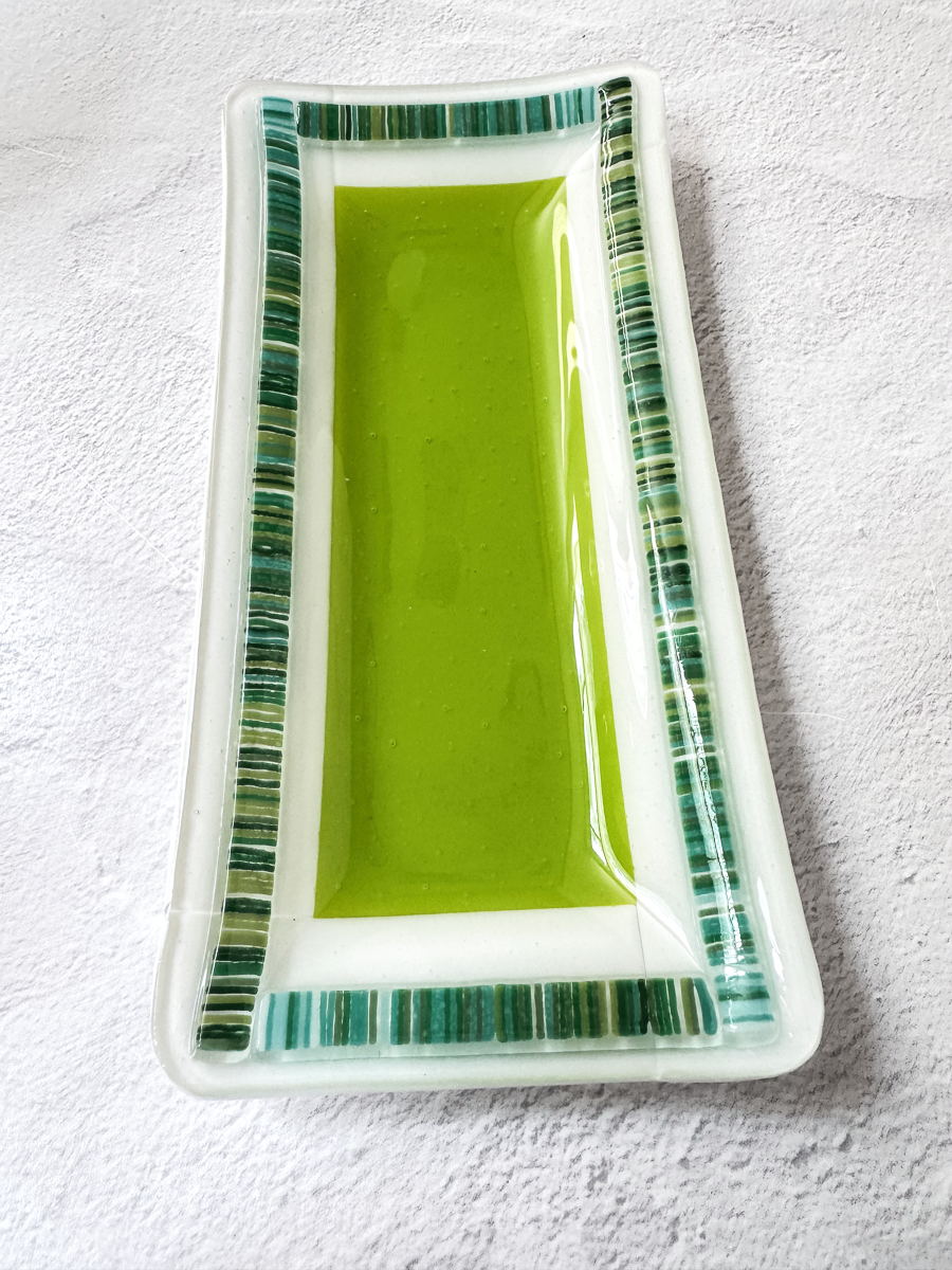 Linear Fused Glass Dish-5030