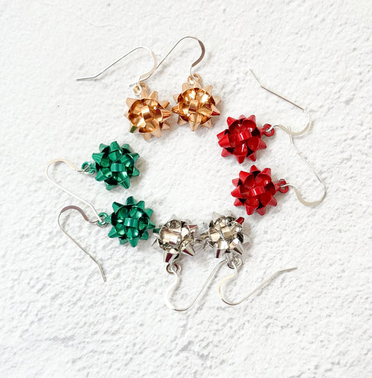 Gift-Worthy Bow Earrings - 9661