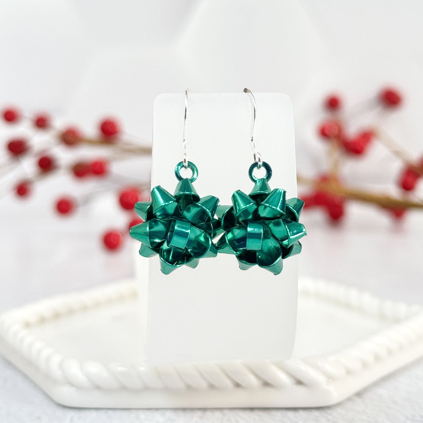 Gift-Worthy Bow Earrings - 9661