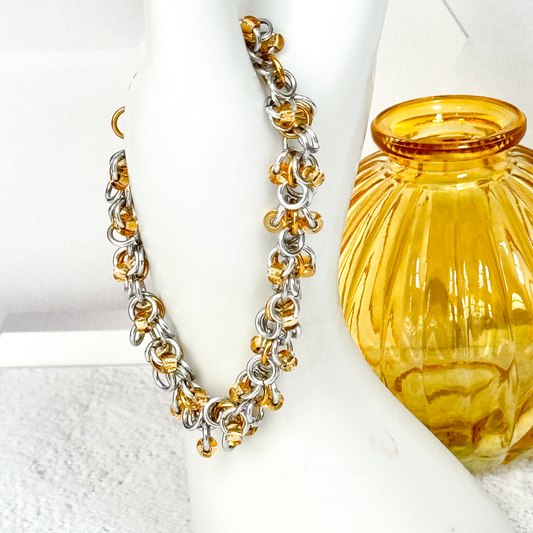 Shaggy Loops with Beads Bracelet-9691