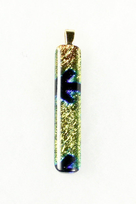 Fused Glass Necklace - 1149