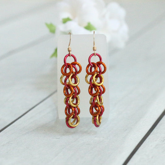 Chainmail Earrings 2126