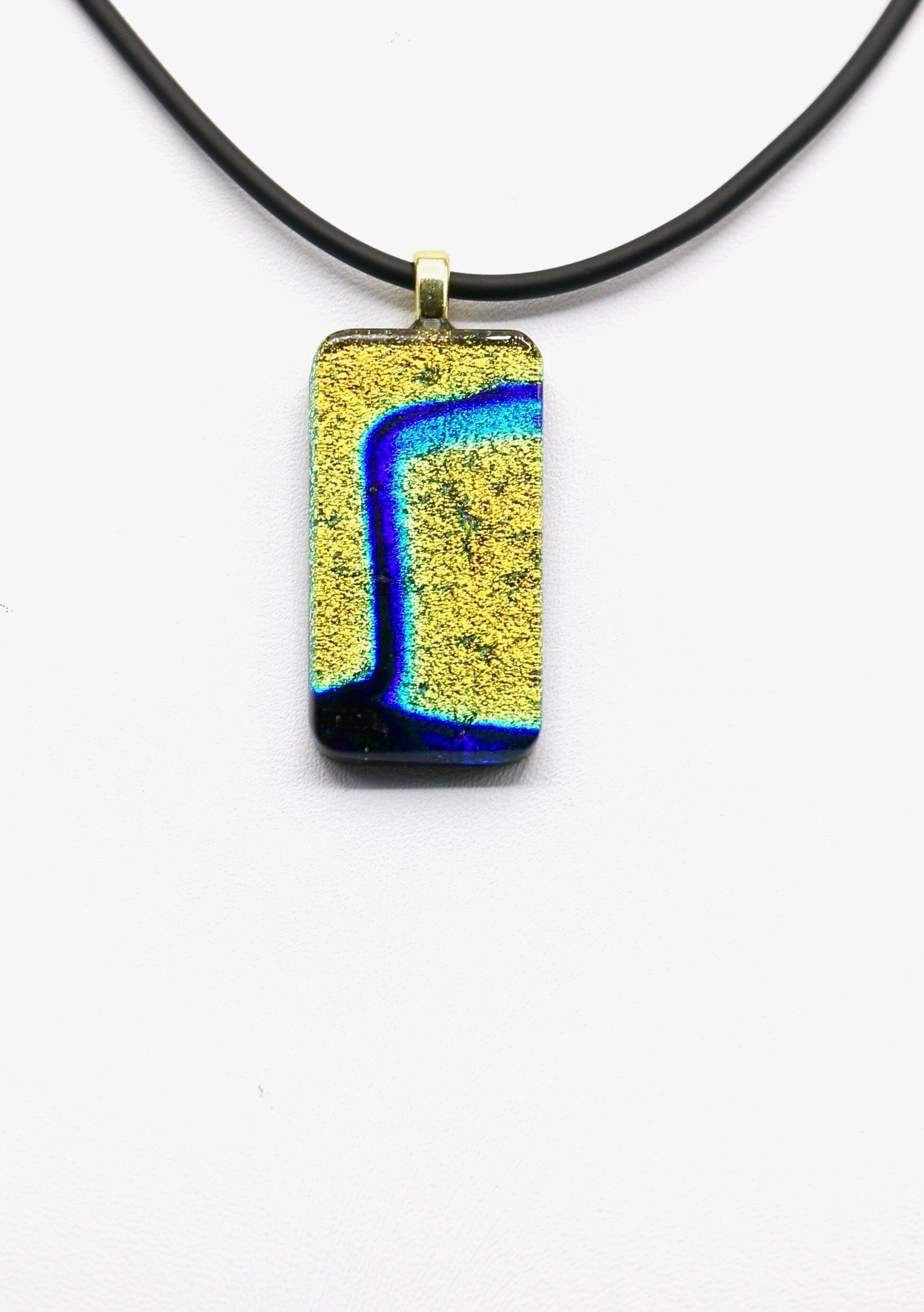 Fused Glass Necklace - 2665