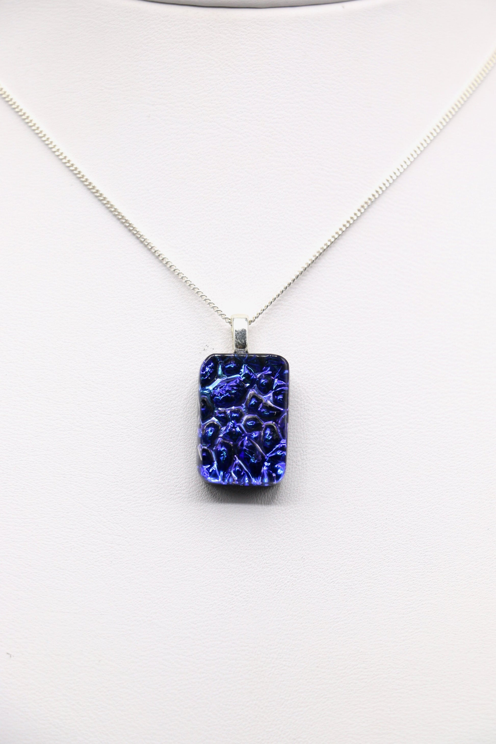 Fused Glass Necklace - 2715