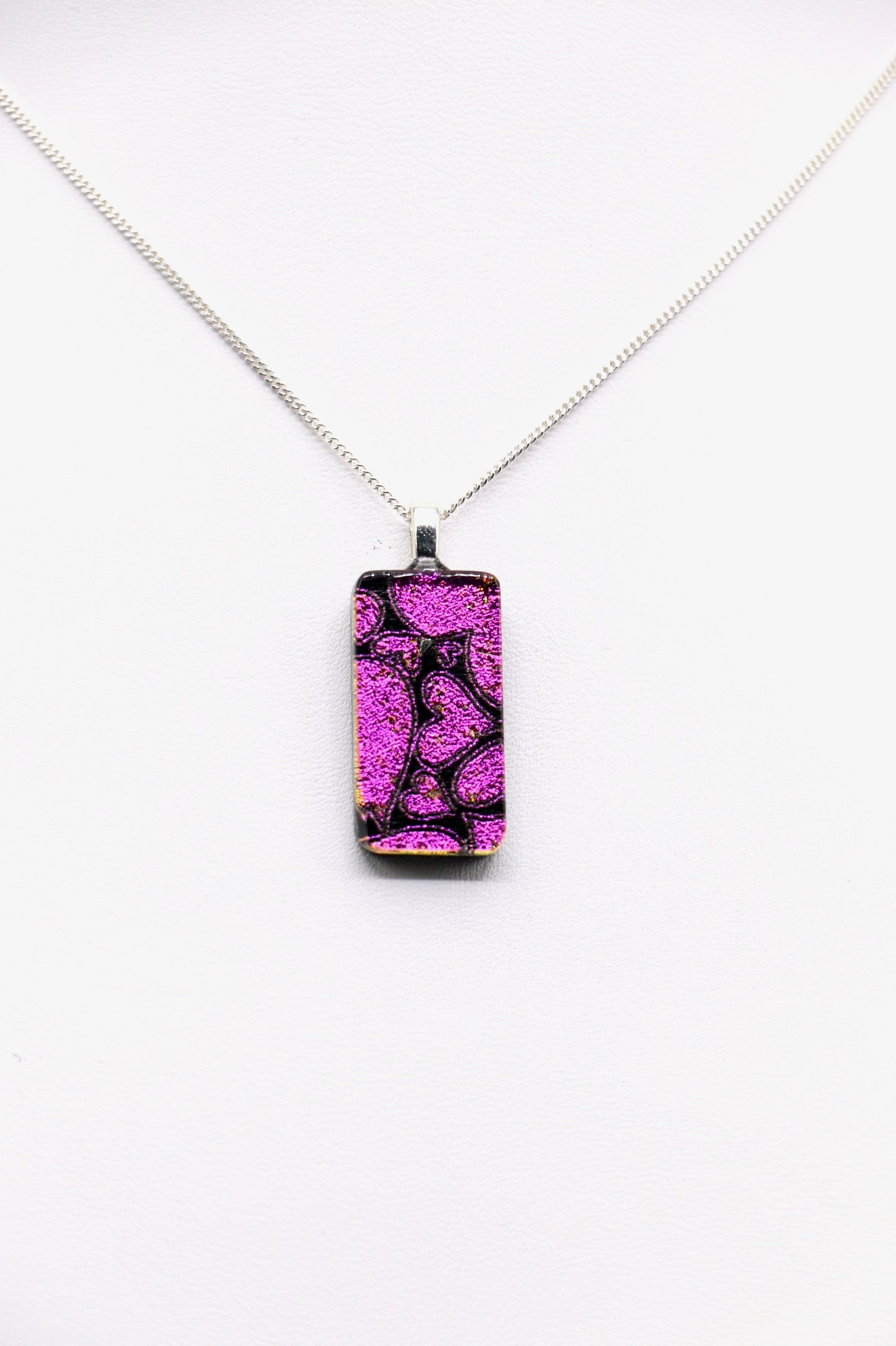 Fused Glass Necklace - 2722