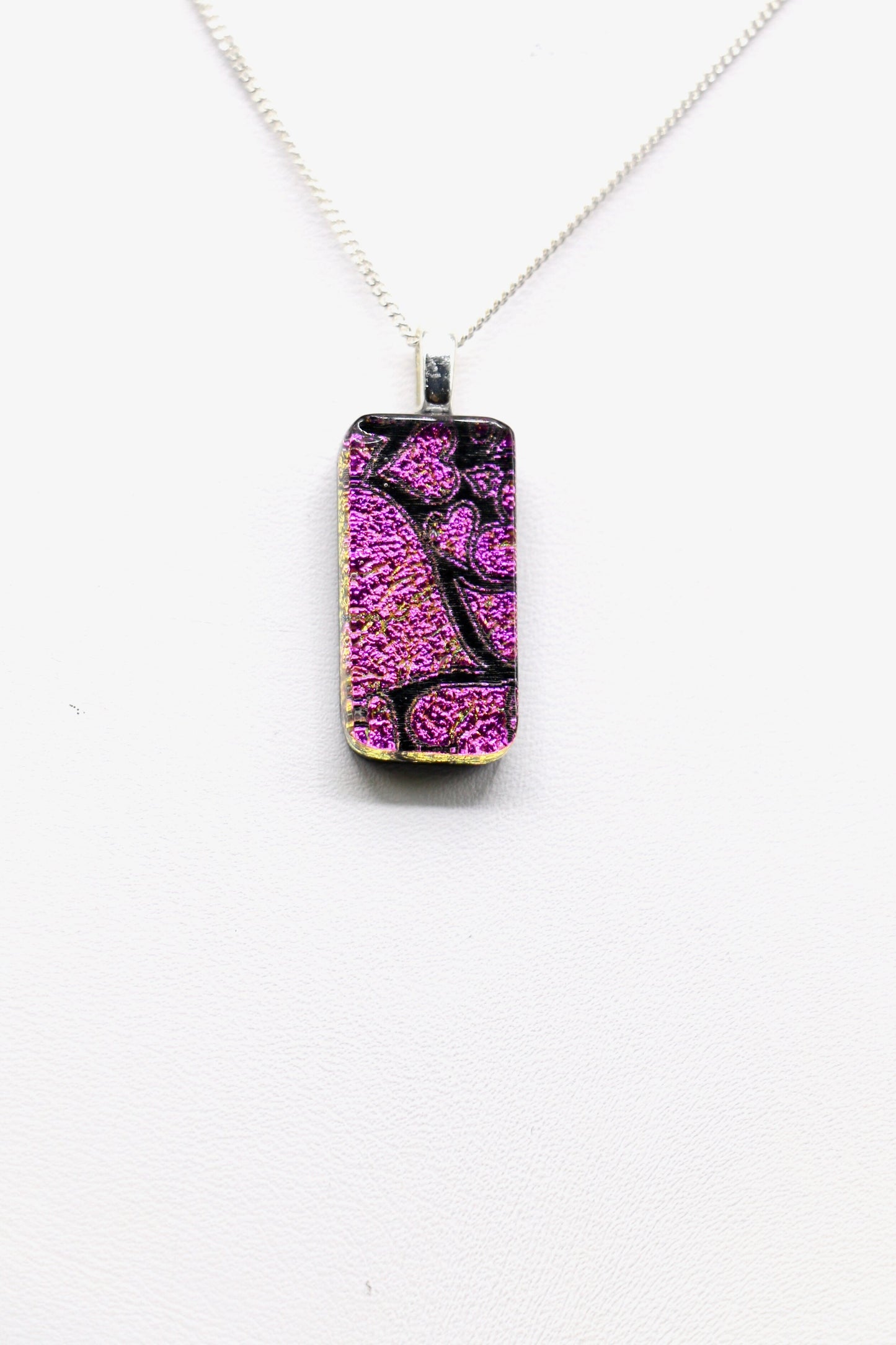 Fused Glass Necklace - 2724