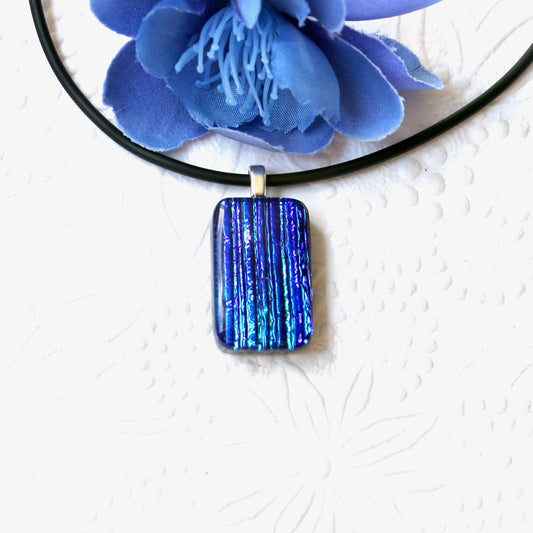 Fused Glass Necklace - 2923