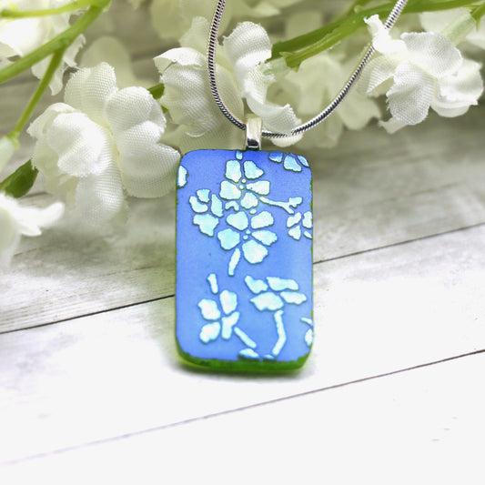 Fused Glass Necklace - 3101