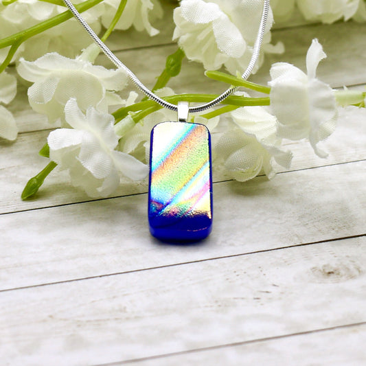 Fused Glass Necklace - 3112