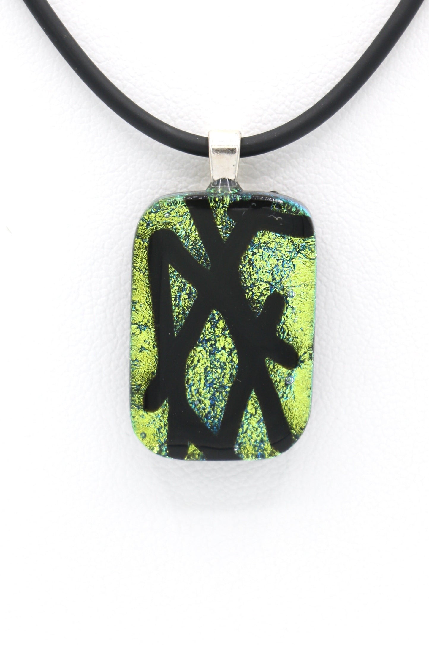 Fused Glass Necklace - 312