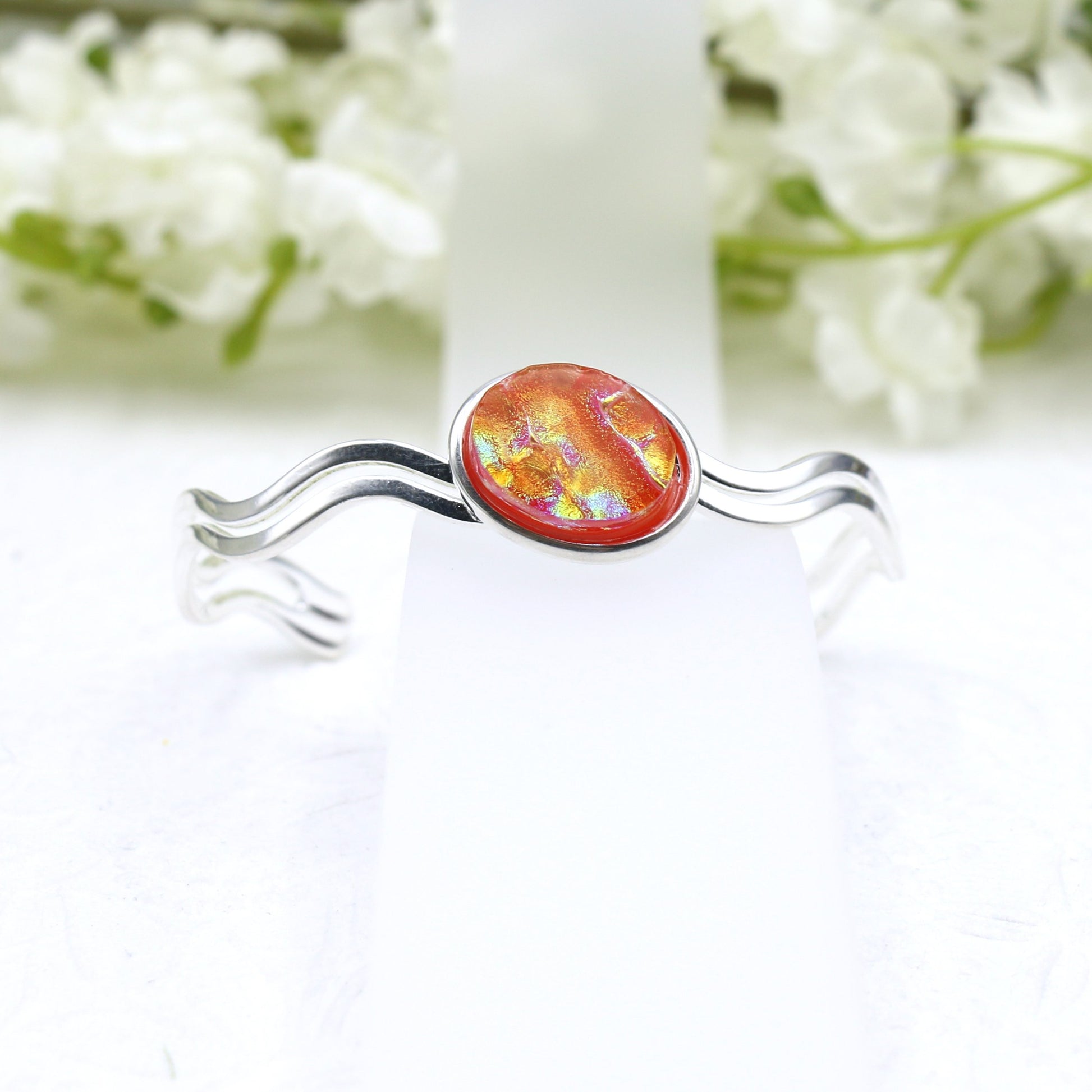 Fused Glass Necklace - 3207