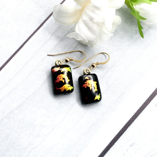 Fused Glass Earrings-3314