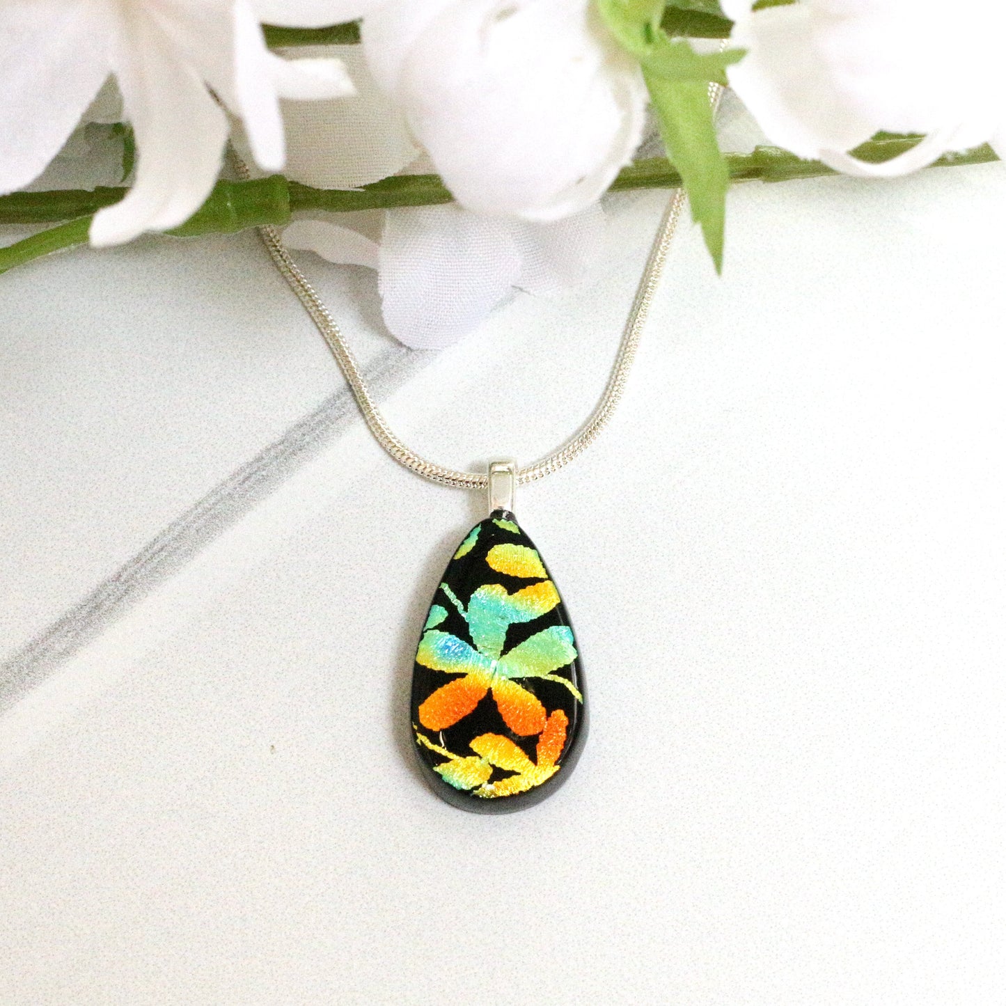 Fused GlassNecklace - 3347