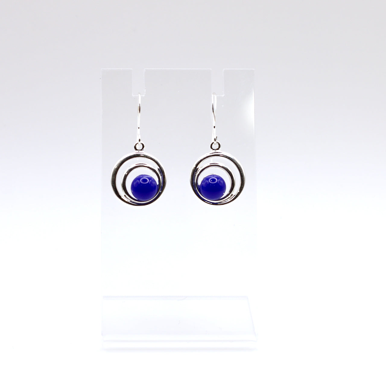 Fused Glass Earring - 3453