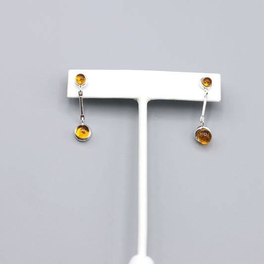 Fused Glass Earring - 3492