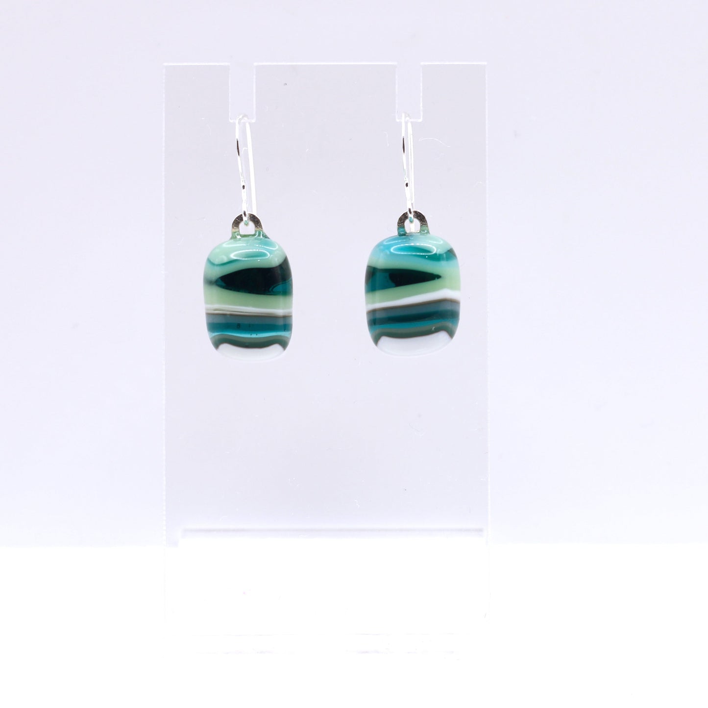 Fused Glass Earring - 3590