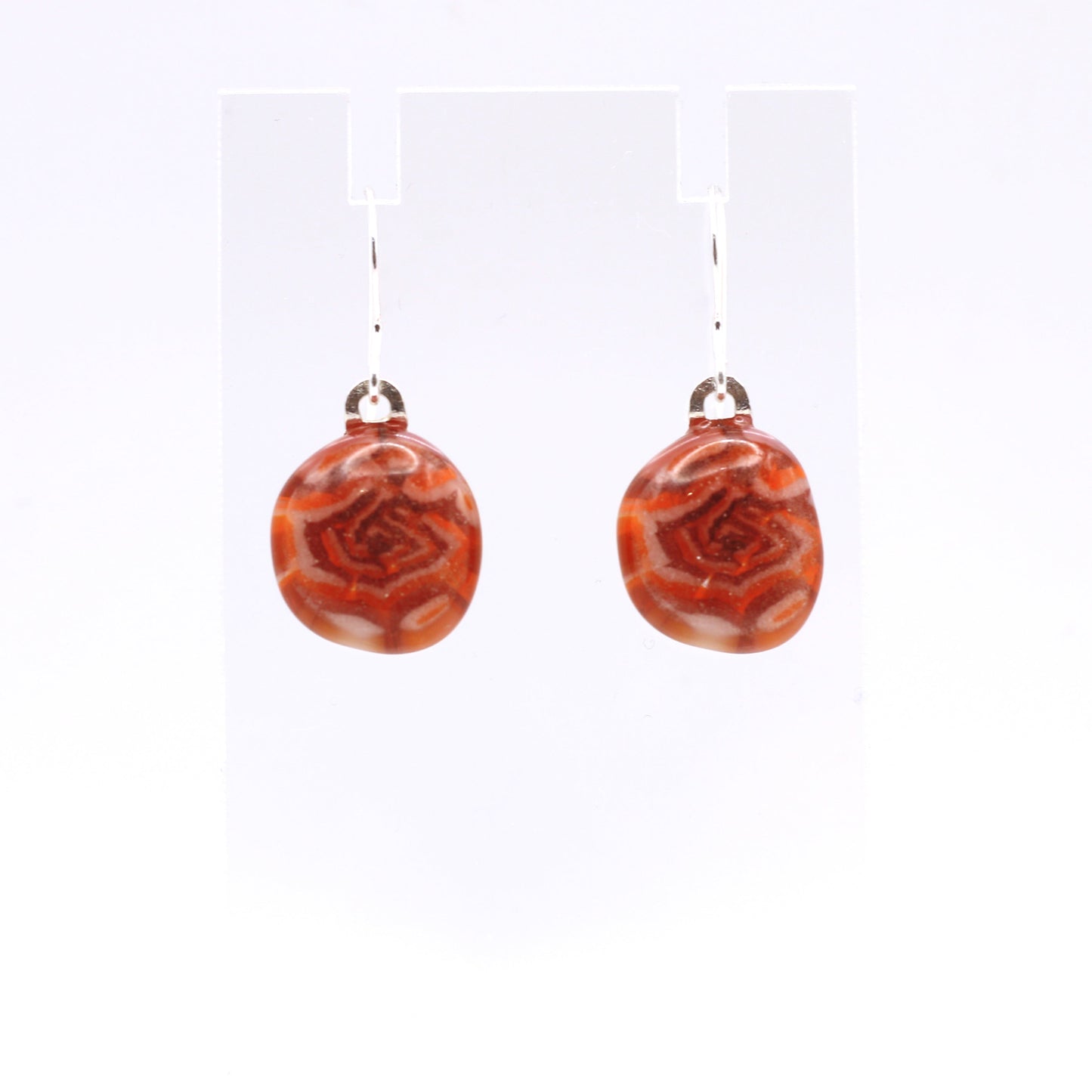 Fused Glass Earring - 3615