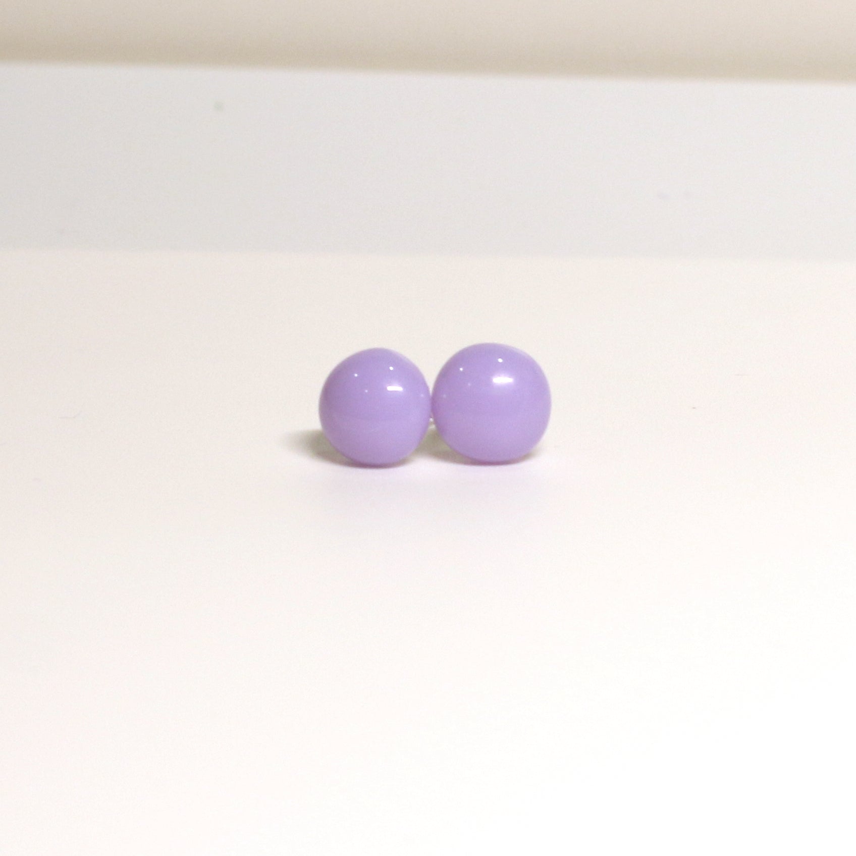 Small Fused Glass Earring Studs - 3829