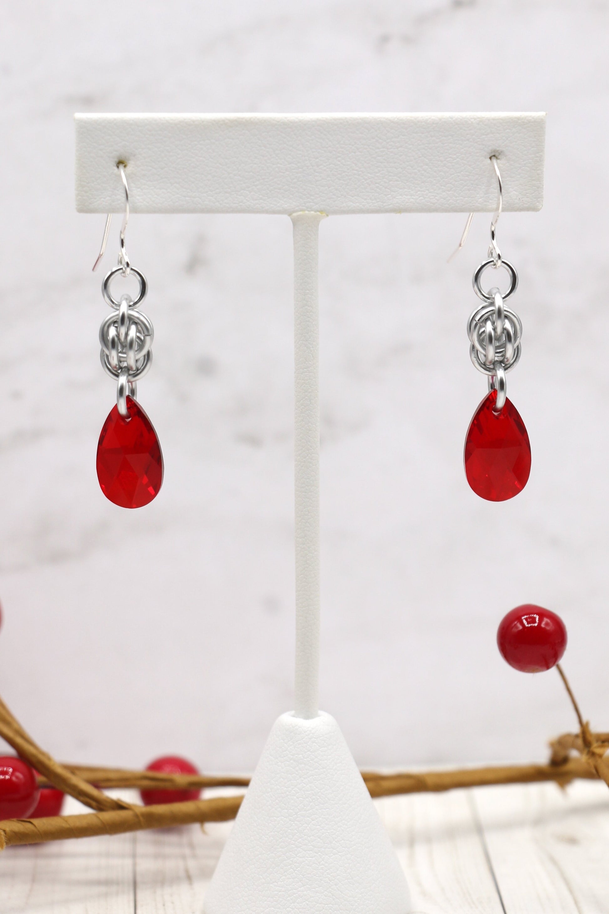 Chainmail Earrings 9496
